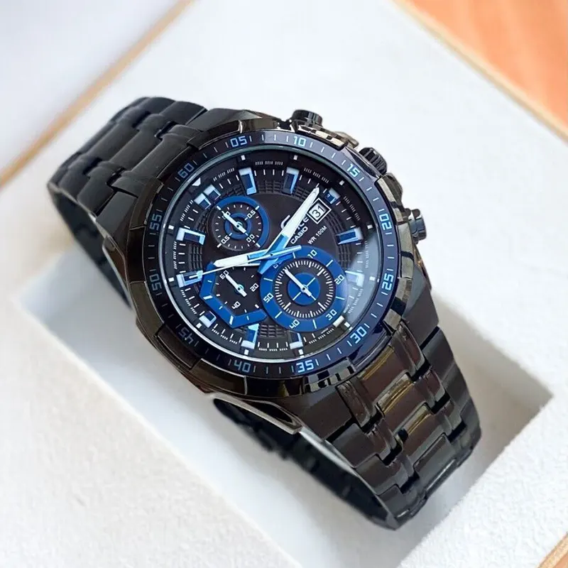 Casio Edifice  Men's Watch Black Dial Standard Chronograph | EFR-539BK-1A2V